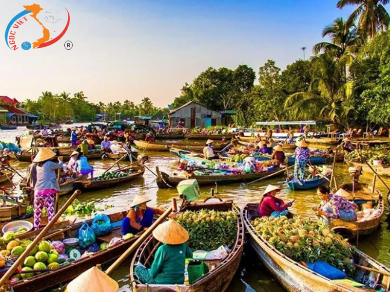 TOUR MỸ THO - BẾN TRE - CHÂU ĐỐC - CẦN THƠ 3 NGÀY 2 ĐÊM
